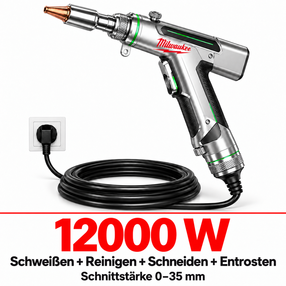 Milwaukee 4-in-1 Schweißgerät – Profi Schweißgerät für Metallbau