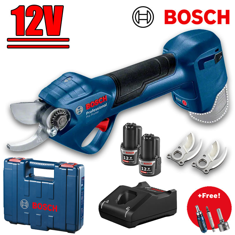 Bosch PRO PRUNER Akku Astschere – Elektrische Gartenschere zum Schneiden von Ästen