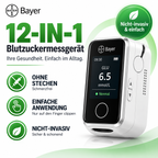 Bayer 12-in-1 Smartes Blutzuckermessgerät – moderne nicht-invasive Messung