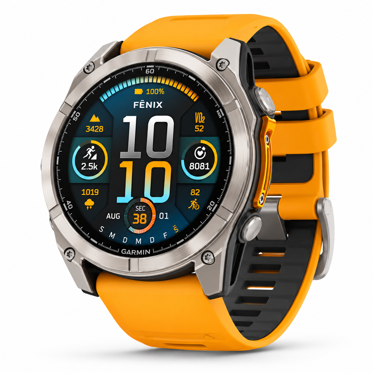 Garmin Fenix 8 Smartwatch – AMOLED, GPS, lange Akkulaufzeit & wasserdicht