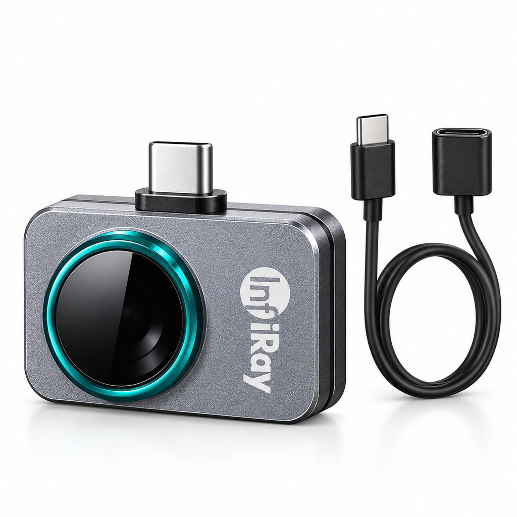 InfiRay P2 Pro Wärmebildkamera Handy – Infrarotkamera für Android & iPhone, USB-C / Lightning