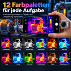 InfiRay P2 Pro Wärmebildkamera Handy – Infrarotkamera für Android & iPhone, USB-C / Lightning